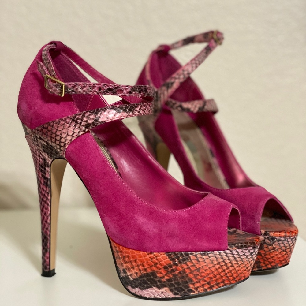 Pink heels
